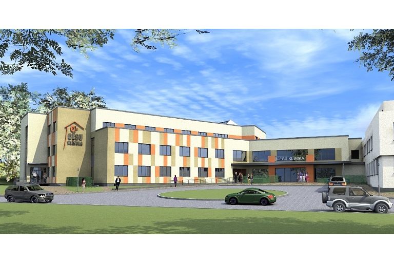 Expansion and reconstruction of the Cesis clinic