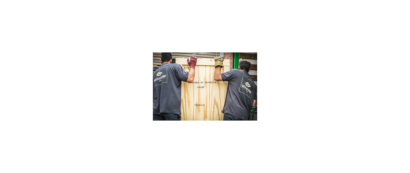 Gosselin uses custom made crates