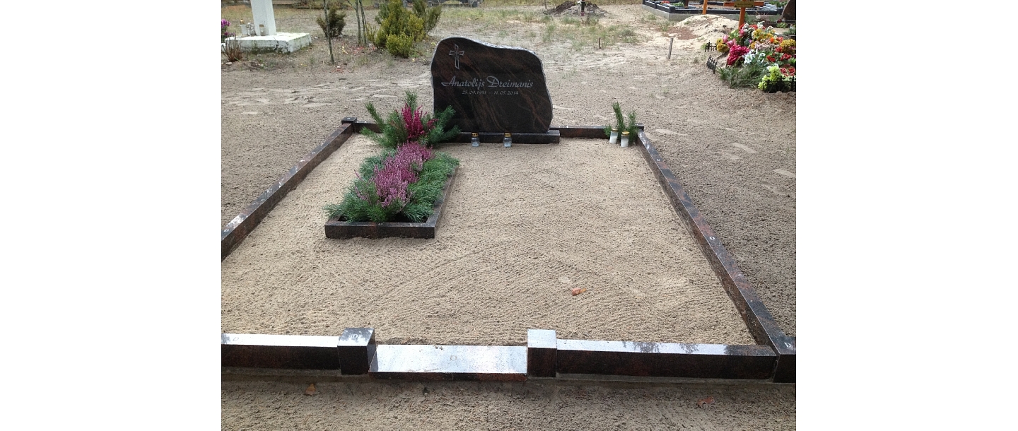 Granīta kapu apmales