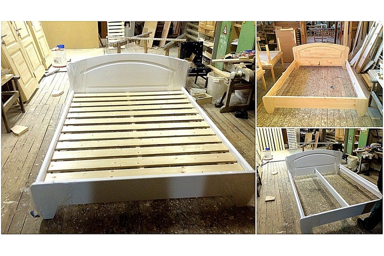 INGRID D wooden bed