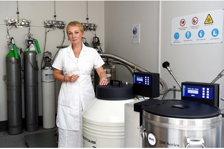 IVF Riga Cilmes šūnu centrs, paraugu krioglabāšana