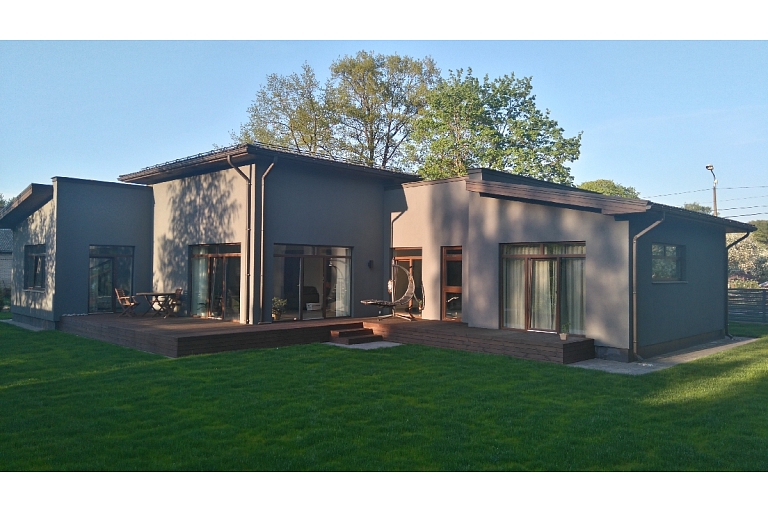New construction of a detached house on Kalvenes street