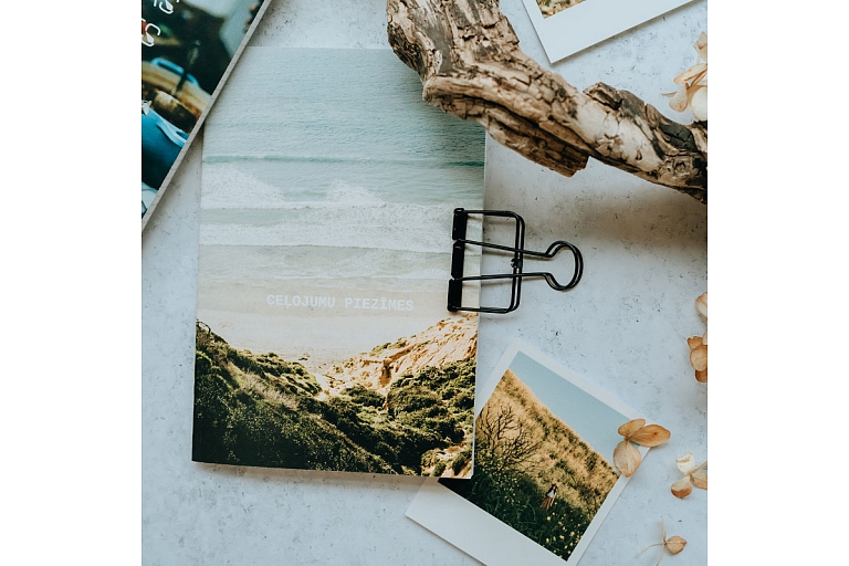 Notepad stapled design notebook photo print photo print esmilufoto