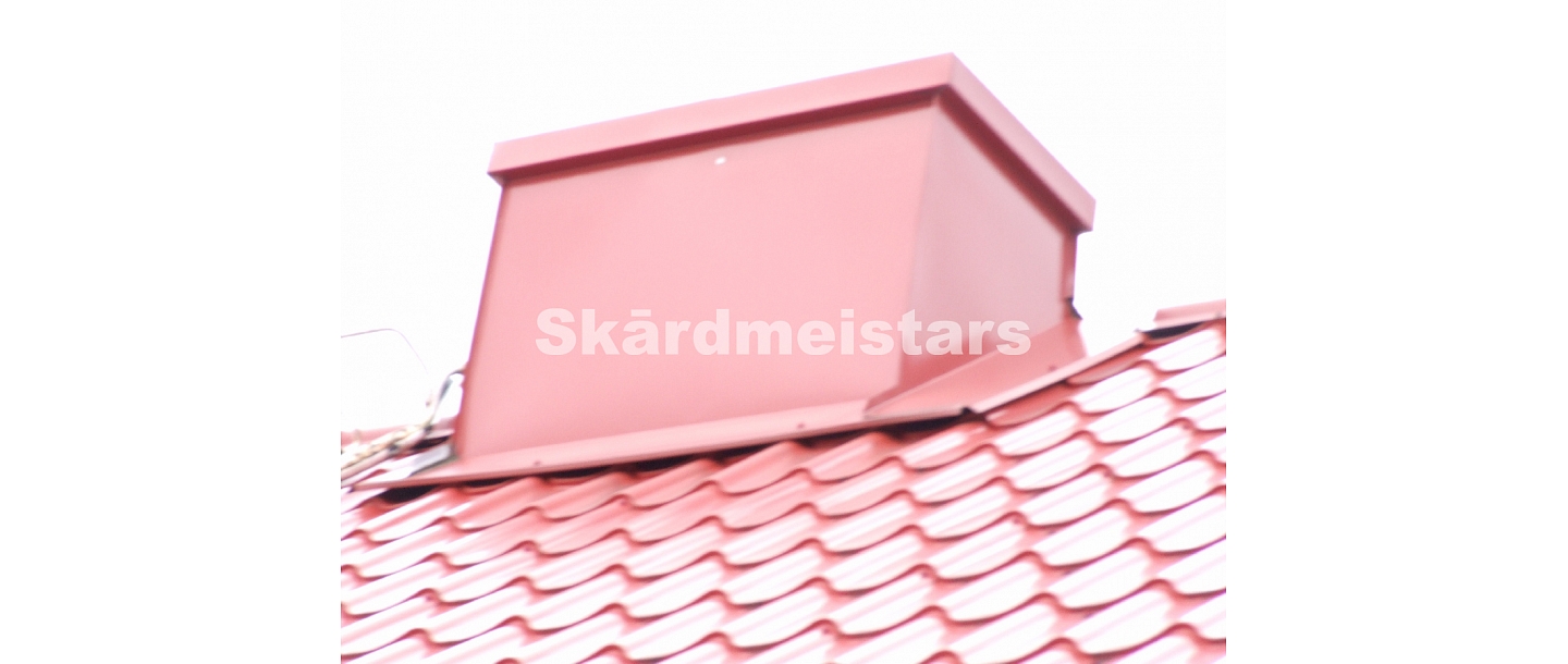 Jumta noteksistēmas, noteksistēmu ventilācijas izgatavošana