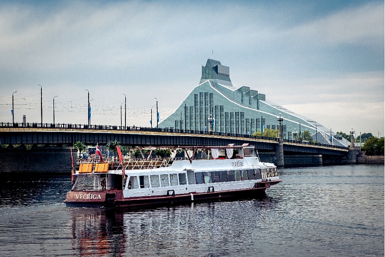 Old Riga, recreational boat