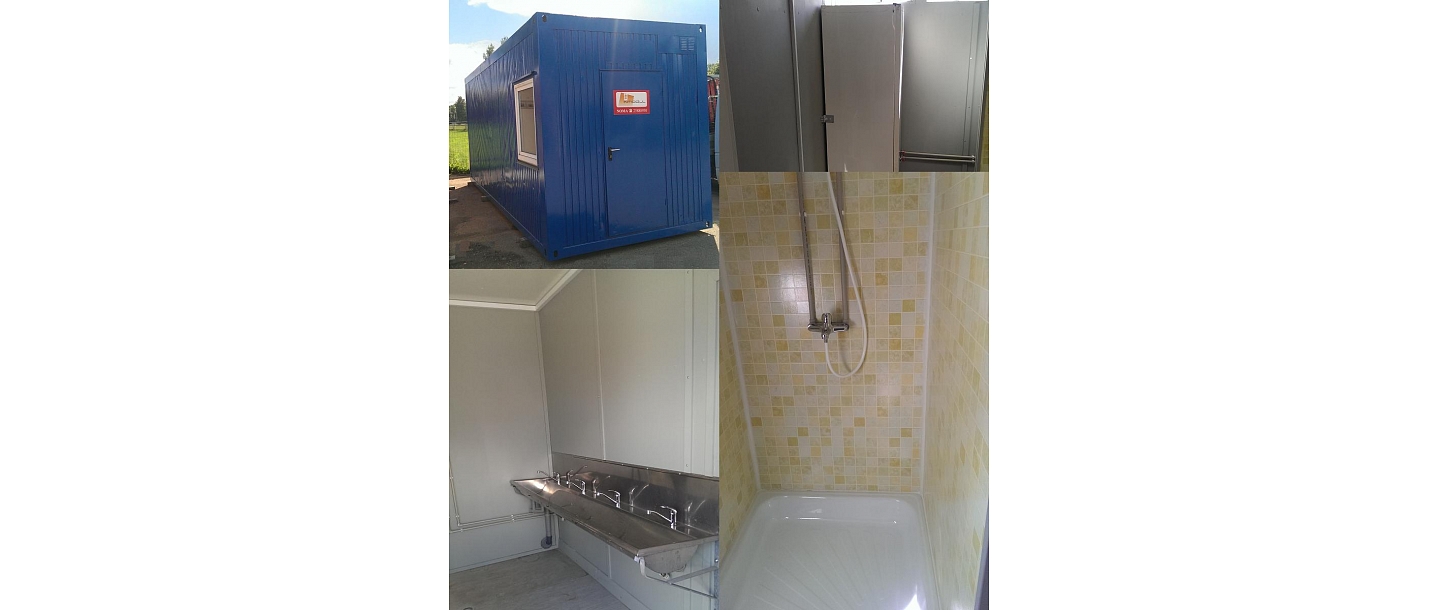 Sanitary modules 6x2.5