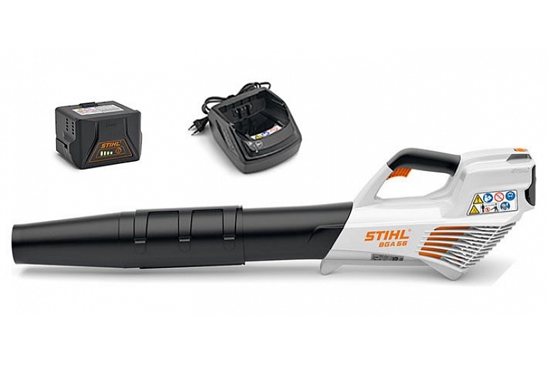 STIHL BGA 56 с аккумулятором AK 20 и зарядным устройством AL 101