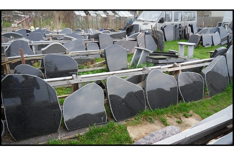 stone gravestones