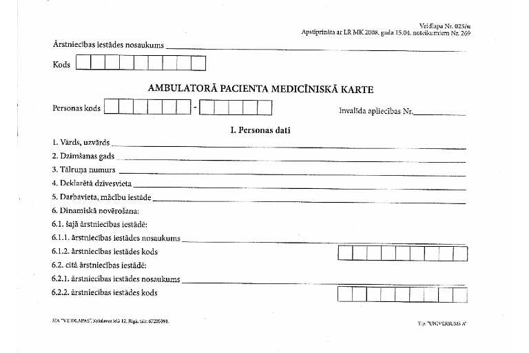 Амбулаторная карта