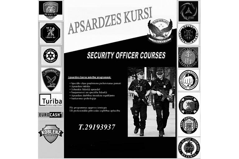Apsardzes kursi