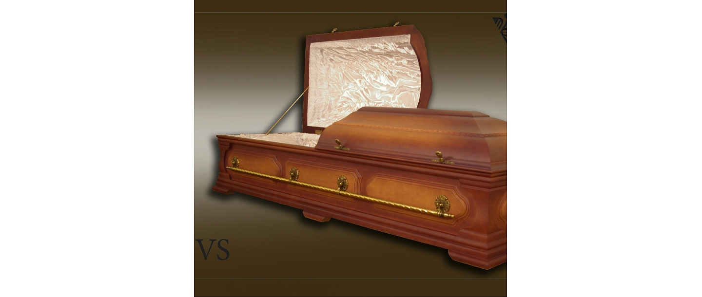 Upholstered coffins