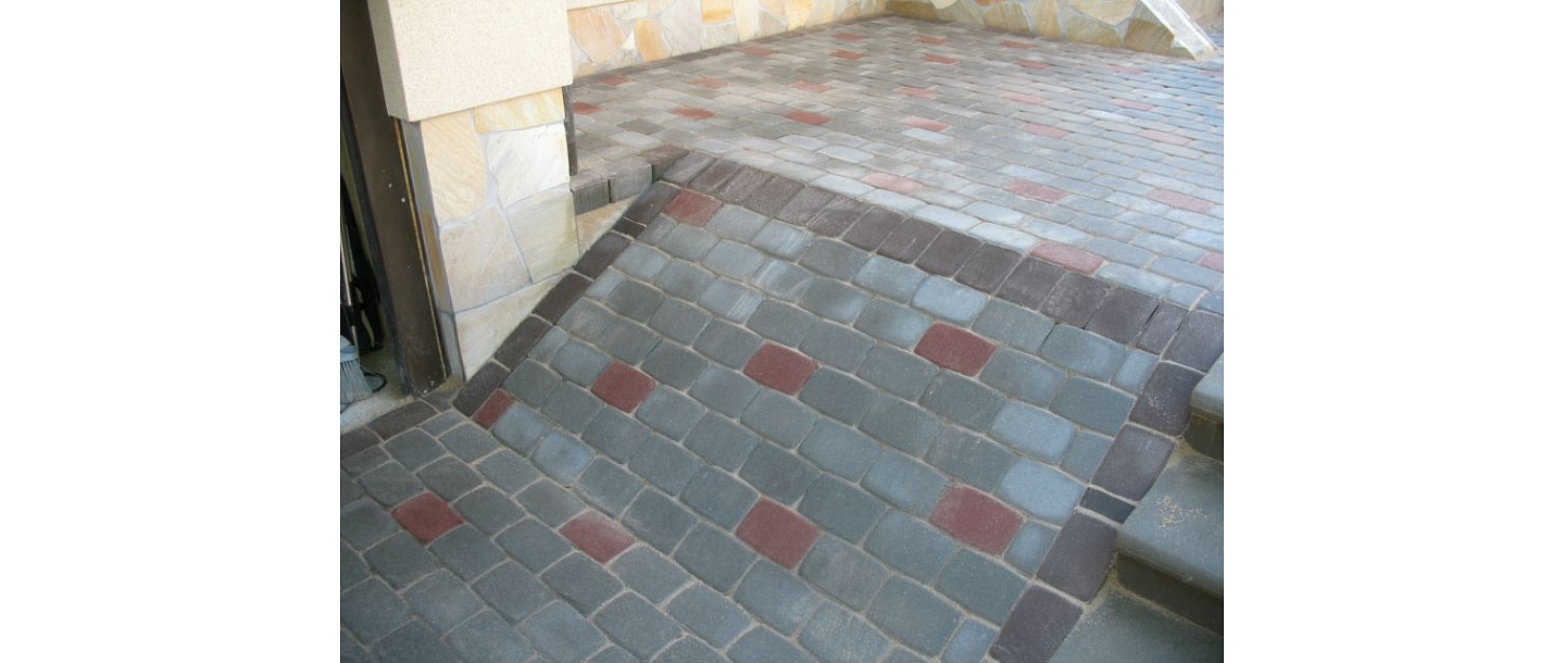 Non-standard paving works