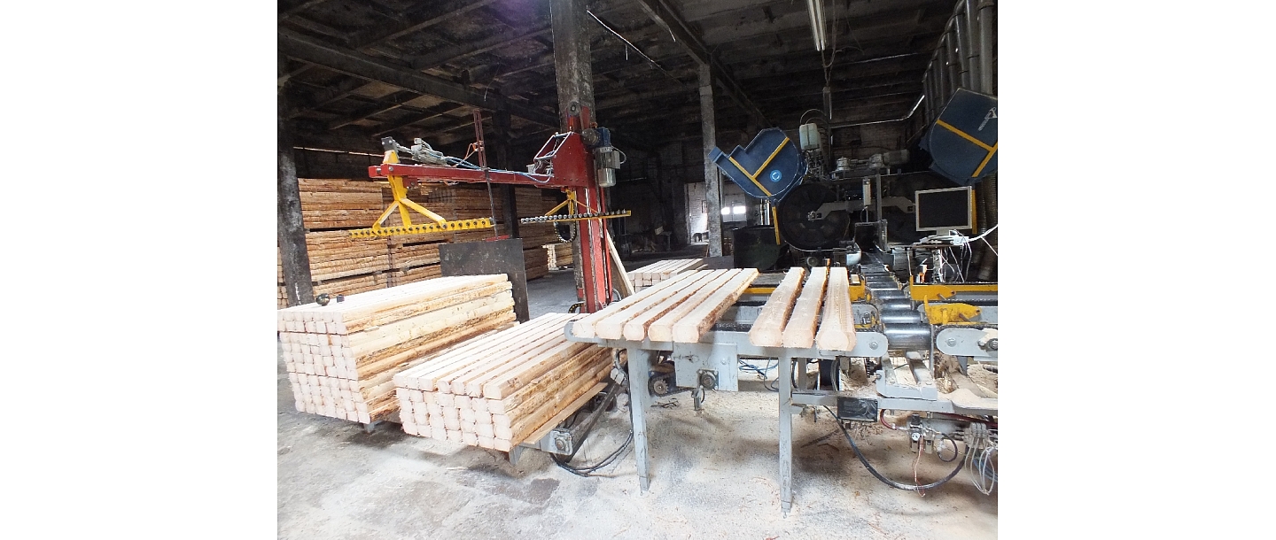 Construction of woodworking automation, sales, design, Cēsis