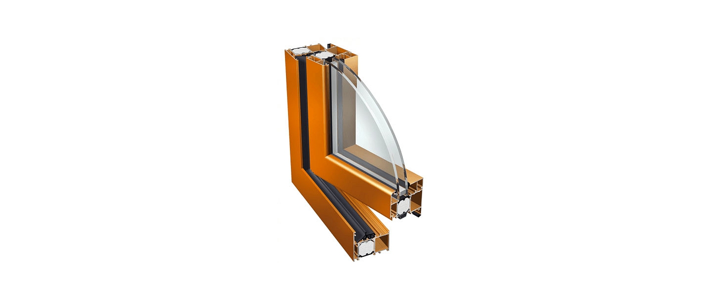 Aluminium windows, aluminum profiles wholesale Ponzio PE 78HI