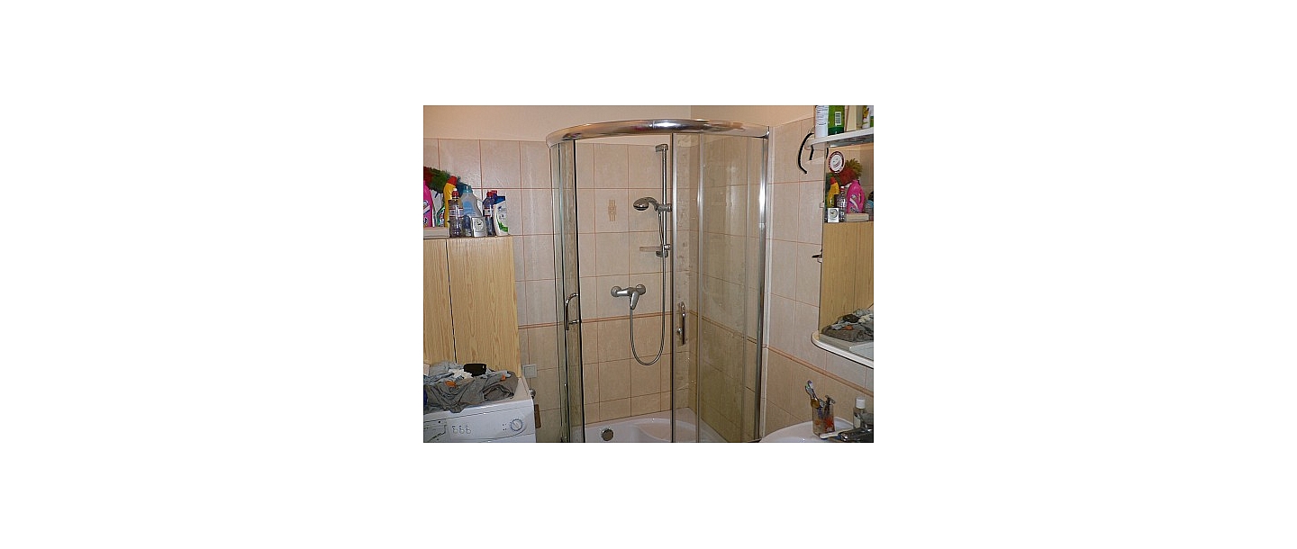 shower stall installation