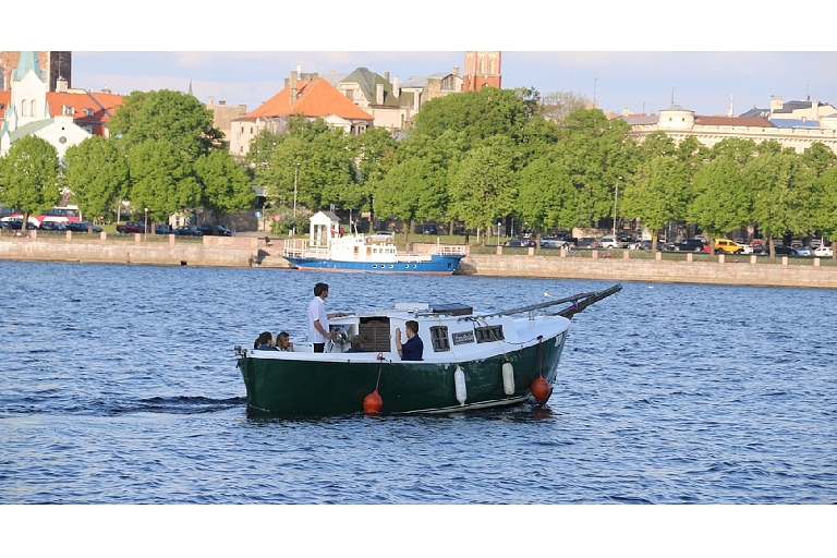 Boat trips on the Daugava Riga Latvia Latvia