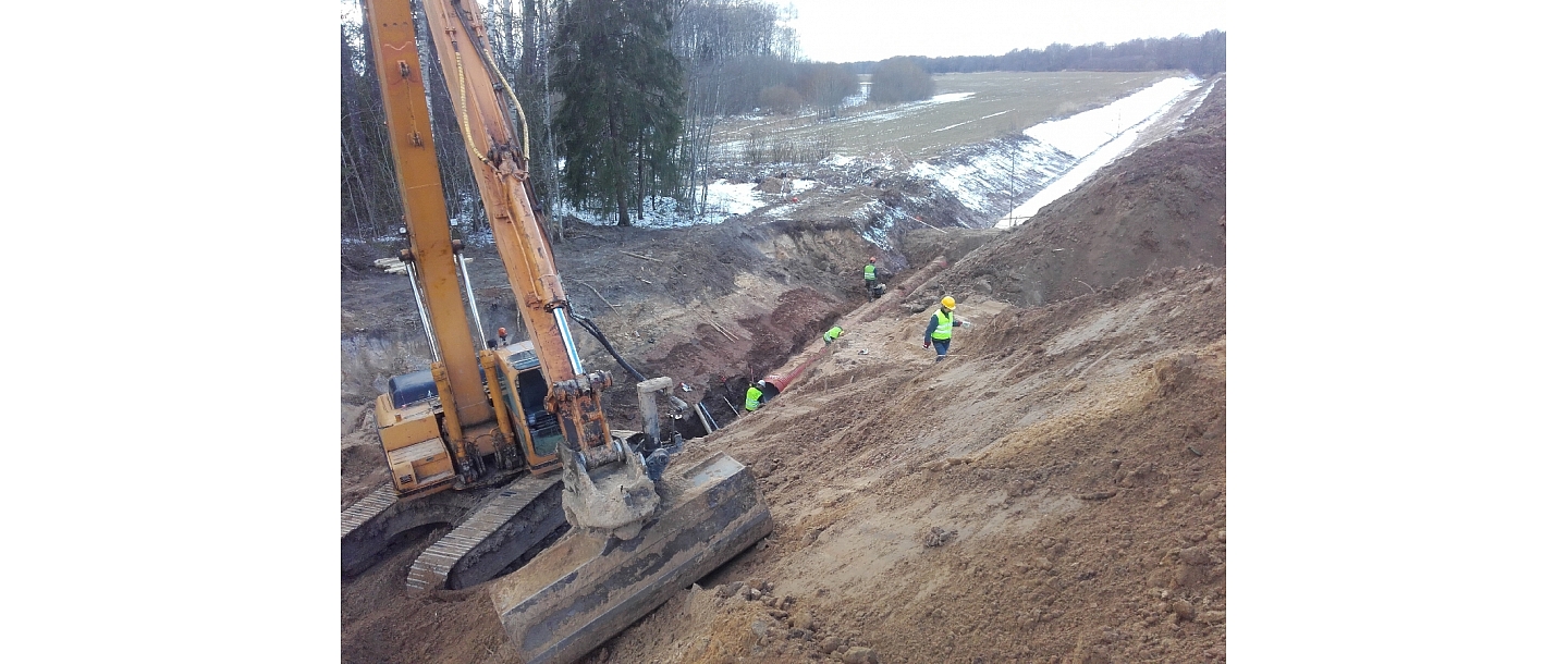 Installation of culverts in MTE