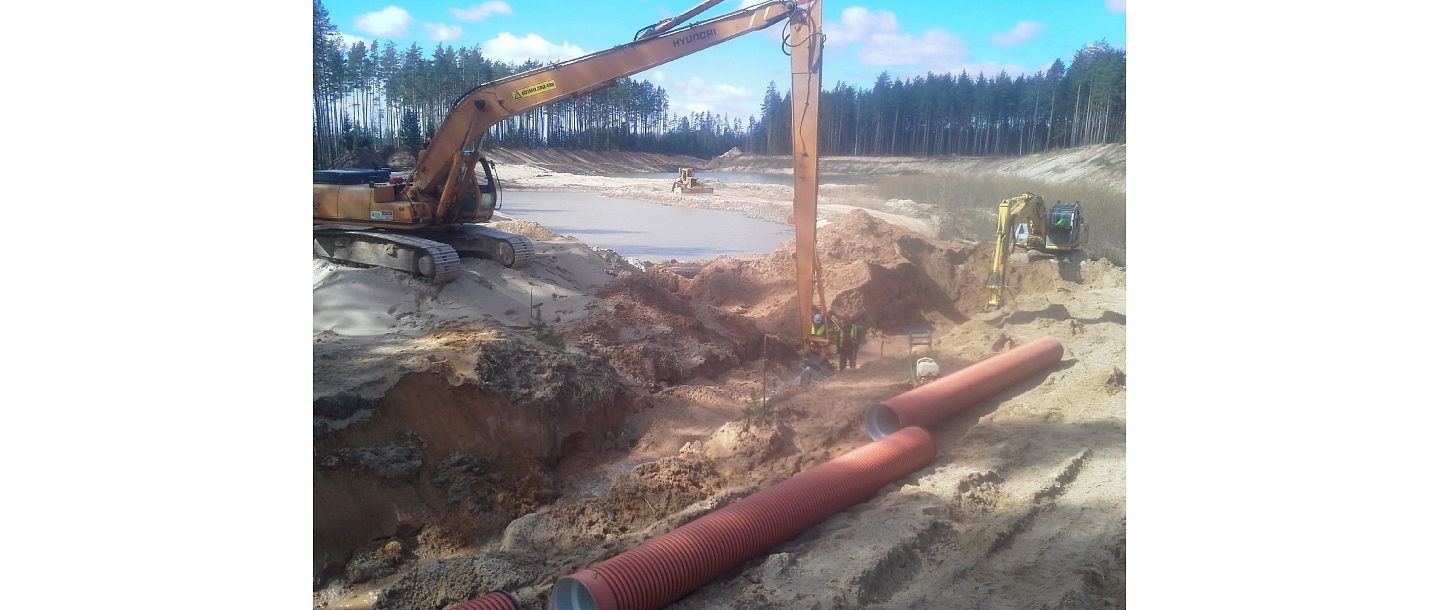 Construction of culverts MTE