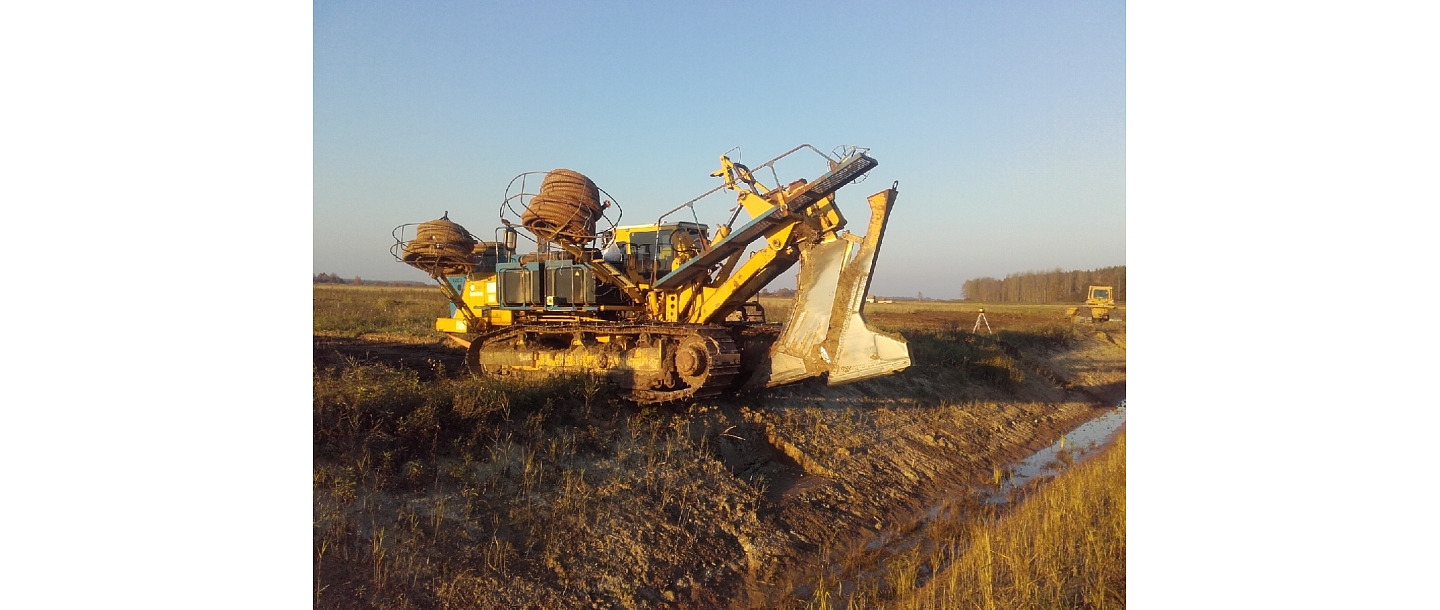 drainage plow for land reclamation systems MTE