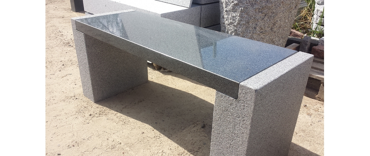 Stone benches