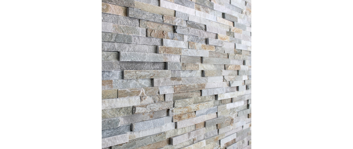 Decorative stone wall