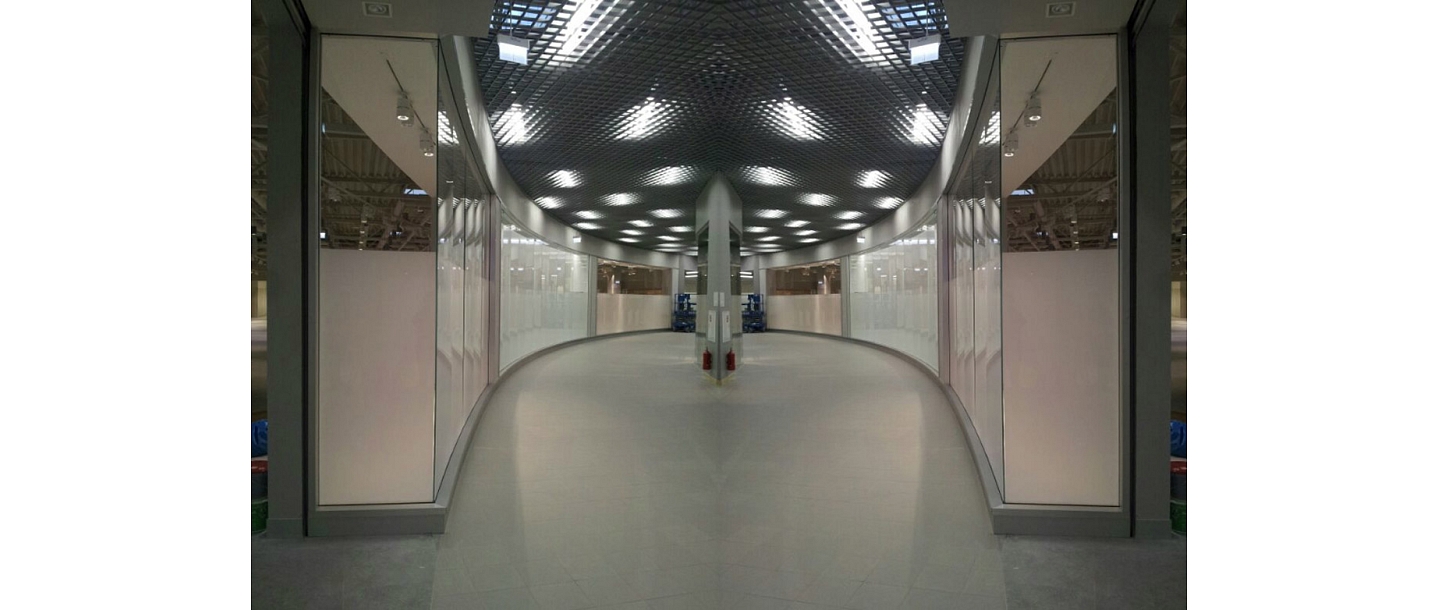Glass partitions