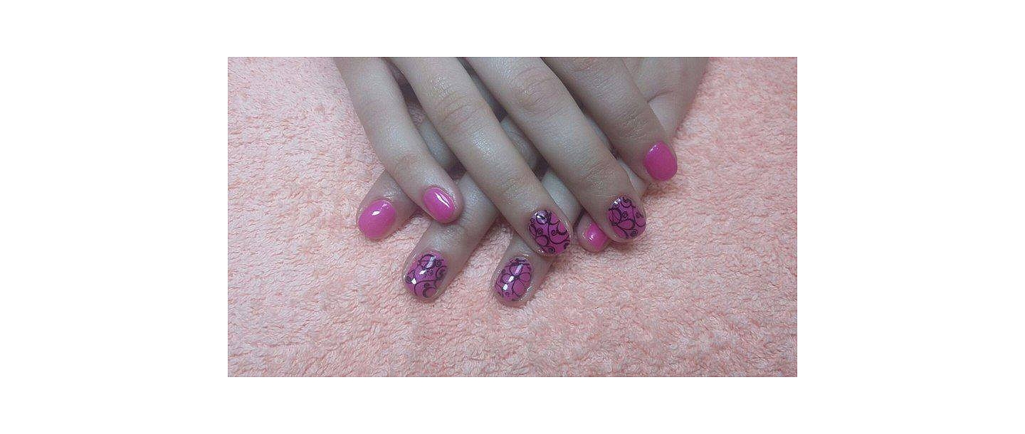 Manicure with gelish varnish Pinki MariteS