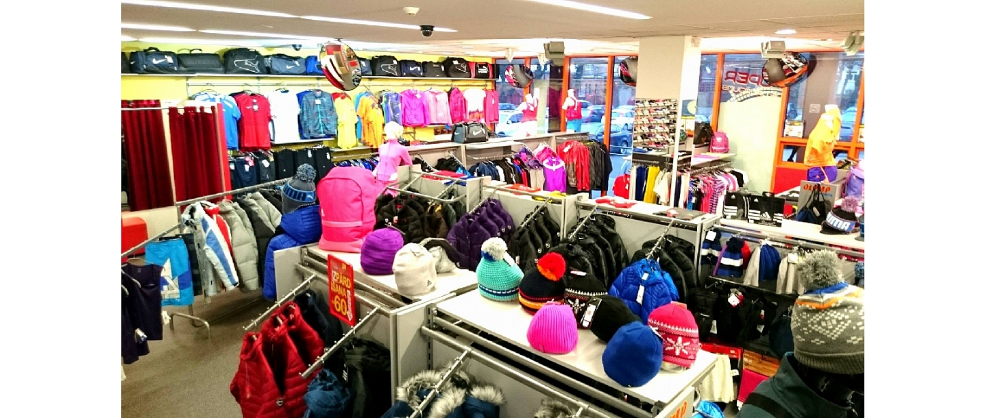 Sporting goods store