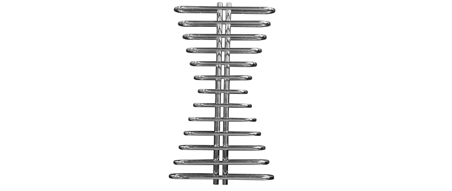 Towel dryer Hourglass, stainless steel