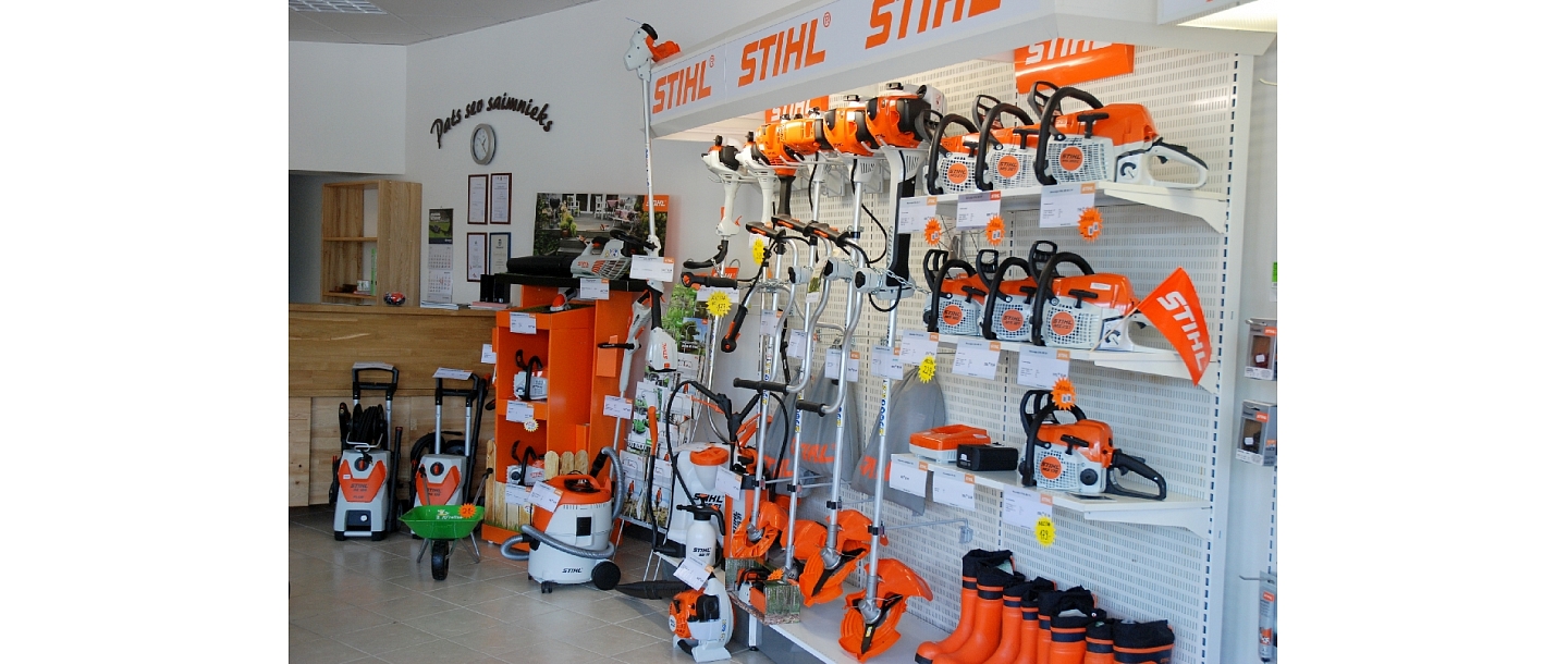Stihl motorzāģi, lapu pūteji, augstspiediena mazgātāji, krūmgrieži Talsos un Dundagā