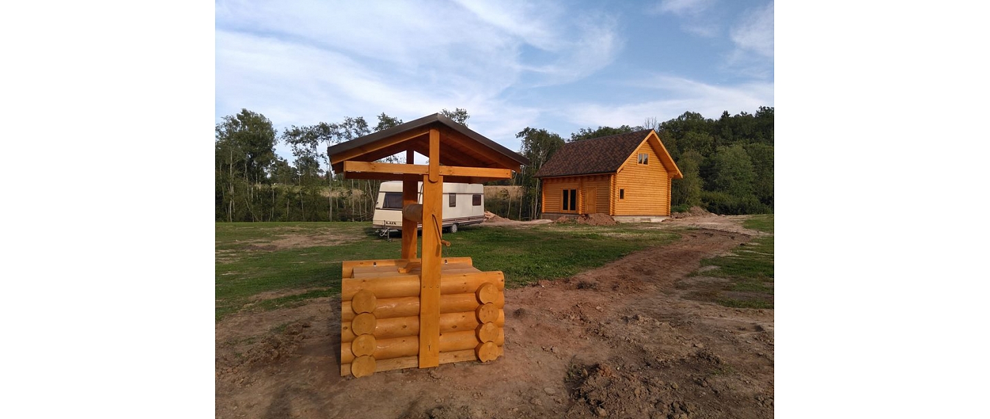 Log building saunas, log buildings Valmiera, In Cesis, Vidzeme garden furniture