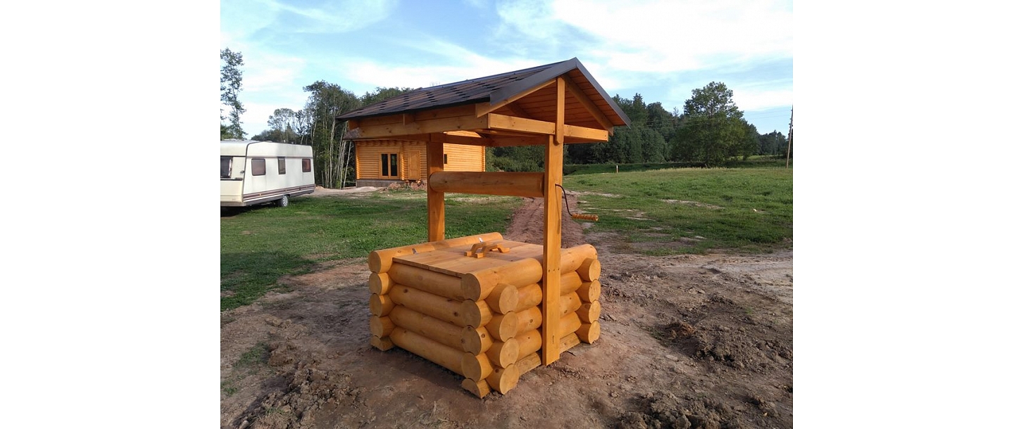 Log building saunas, log buildings Valmiera, In Cesis, Vidzeme garden furniture