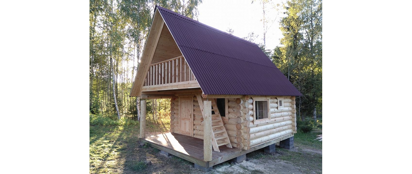 Log building saunas, log buildings Valmiera, In Cesis, Vidzeme garden furniture