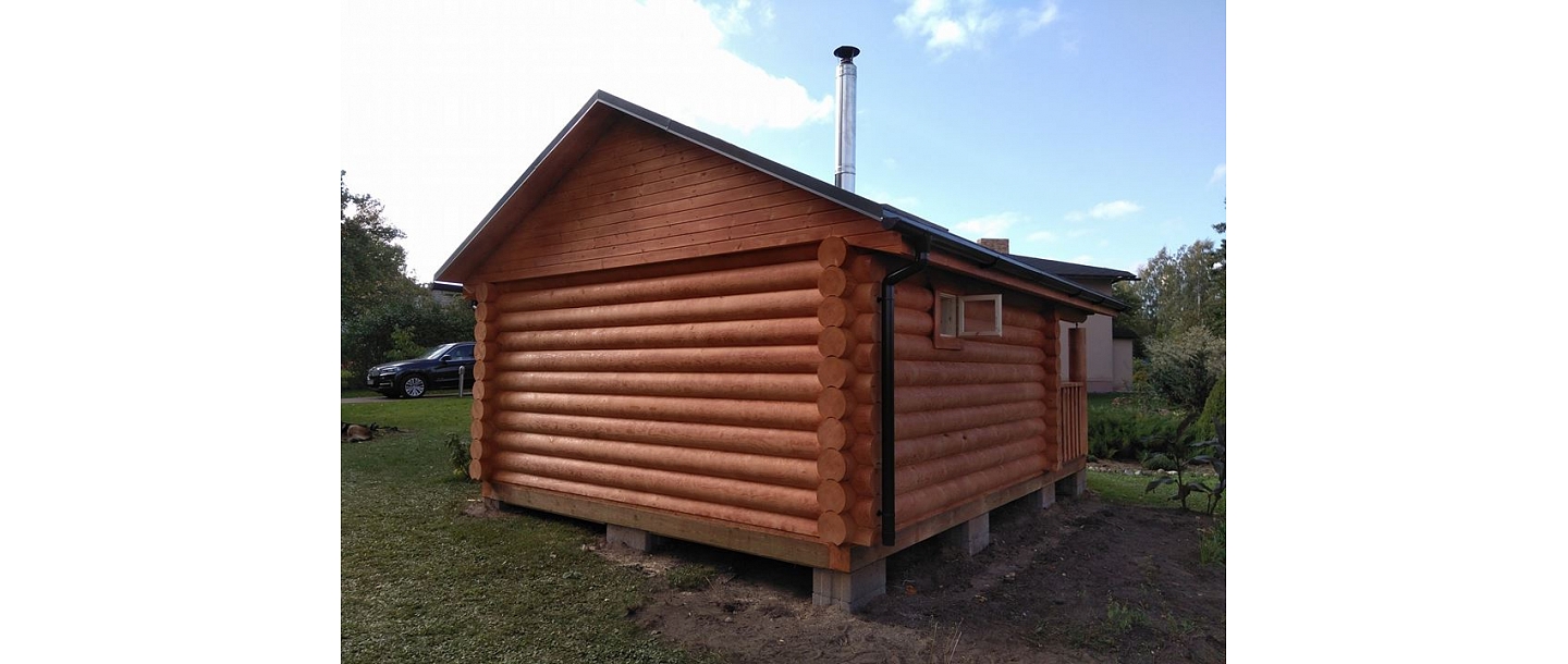 Log building saunas, log buildings Valmiera, In Cesis, Vidzeme garden furniture