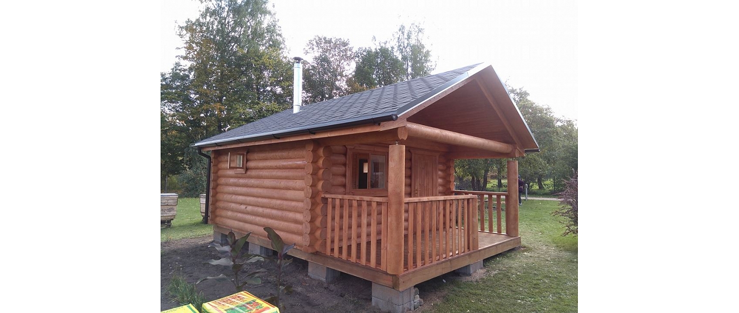 Log building saunas, log buildings Valmiera, In Cesis, Vidzeme garden furniture