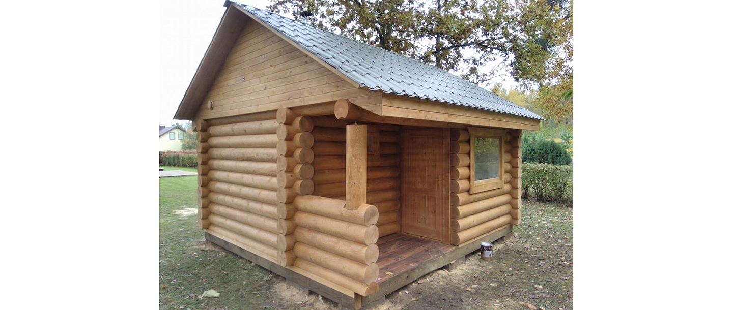 Log building saunas, log buildings Valmiera, In Cesis, Vidzeme garden furniture