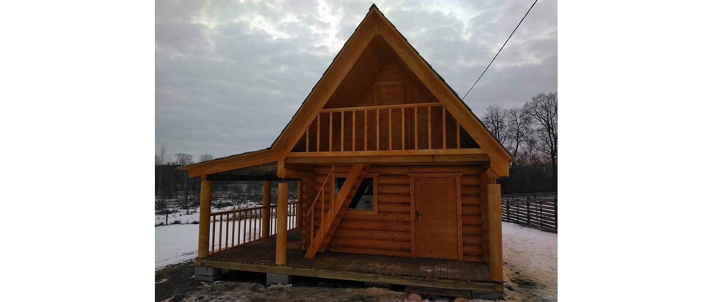 Log building saunas, log buildings Valmiera, In Cesis, Vidzeme garden furniture