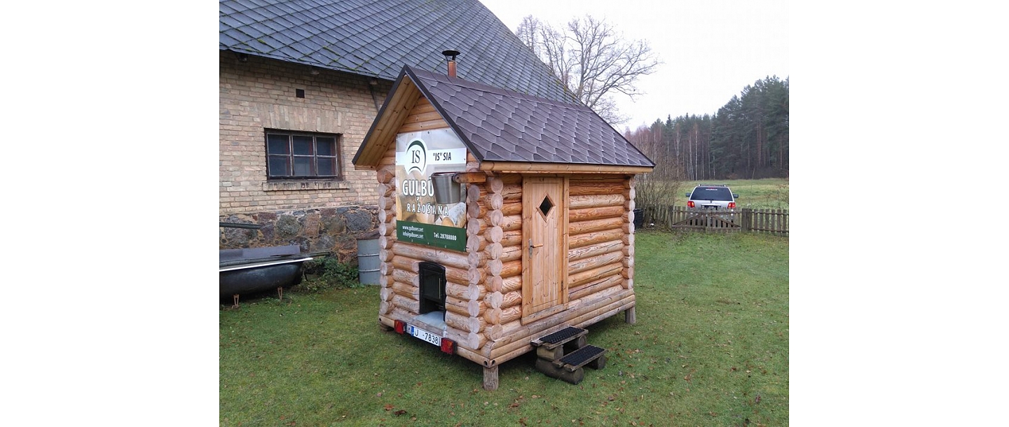 Log building saunas, log buildings Valmiera, In Cesis, Vidzeme garden furniture