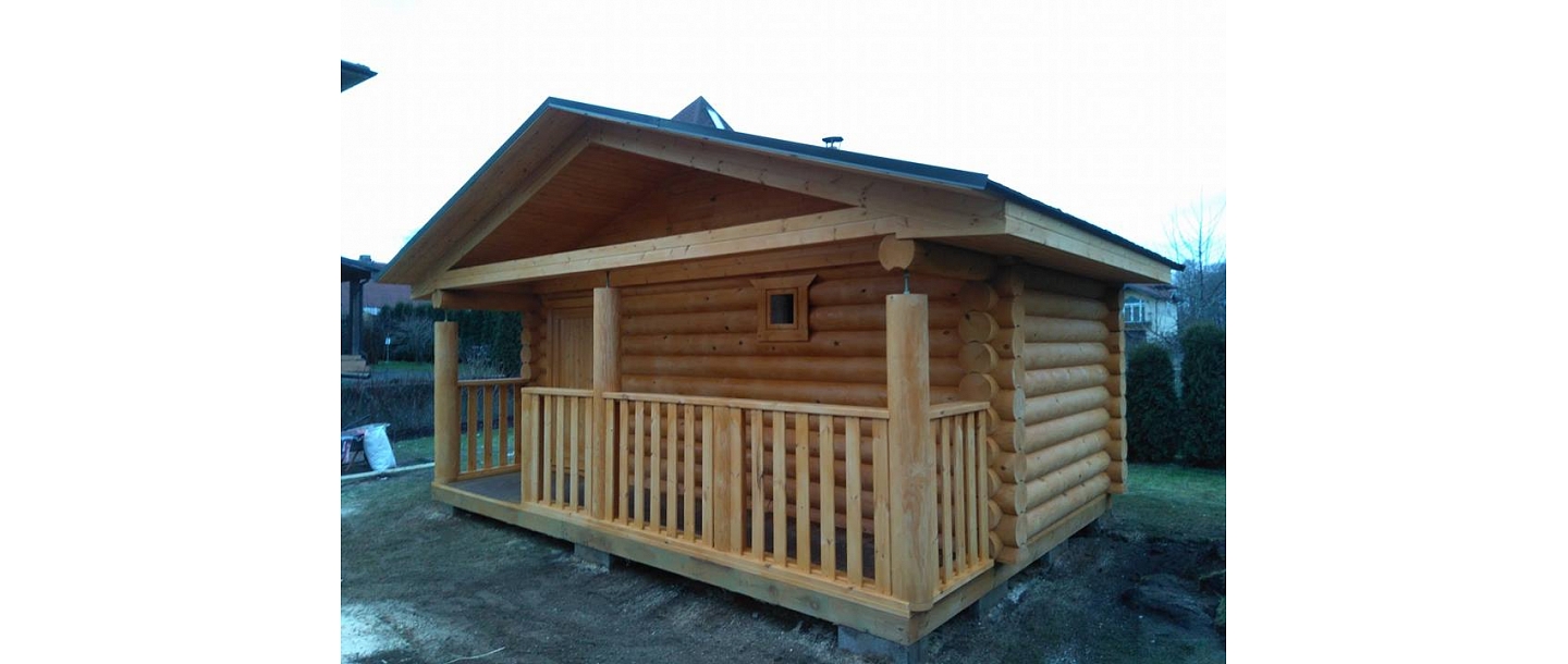 Log building saunas, log buildings Valmiera, In Cesis, Vidzeme garden furniture