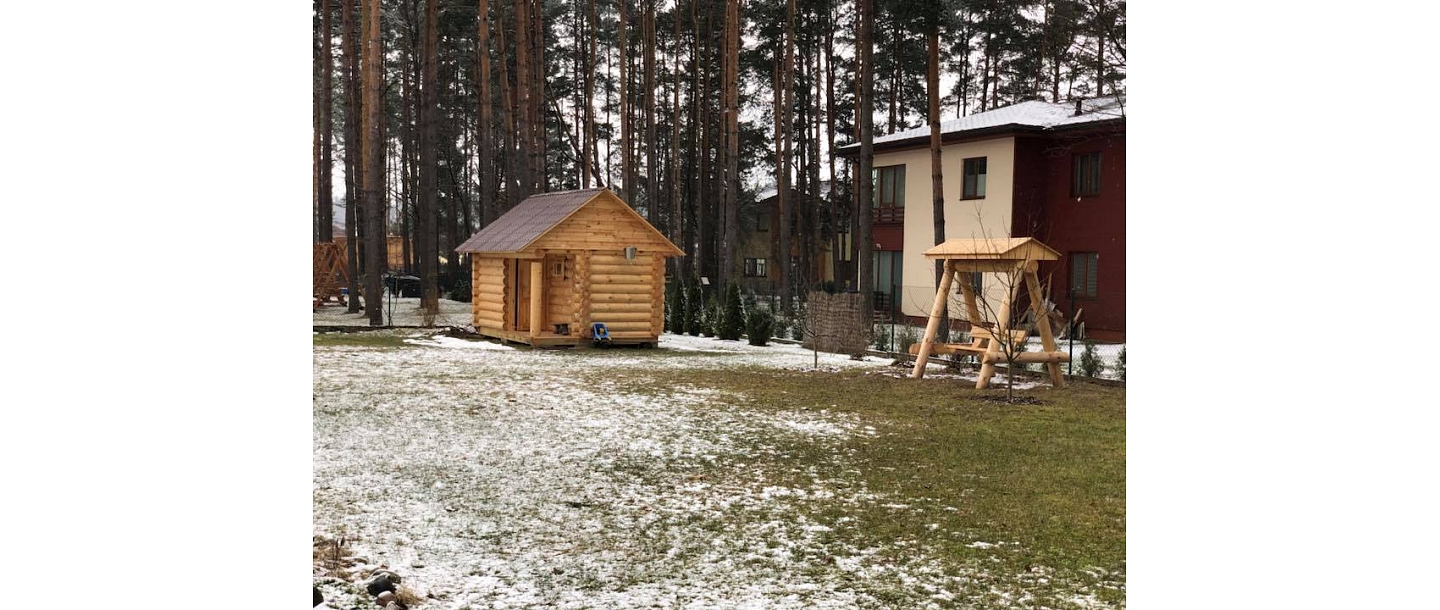 Log building saunas, log buildings Valmiera, In Cesis, Vidzeme garden furniture