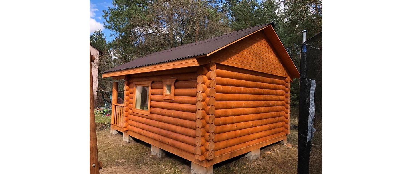 Log building saunas, log buildings Valmiera, In Cesis, Vidzeme garden furniture