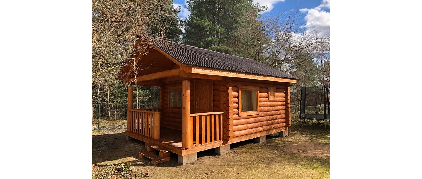 Log building saunas, log buildings Valmiera, In Cesis, Vidzeme garden furniture