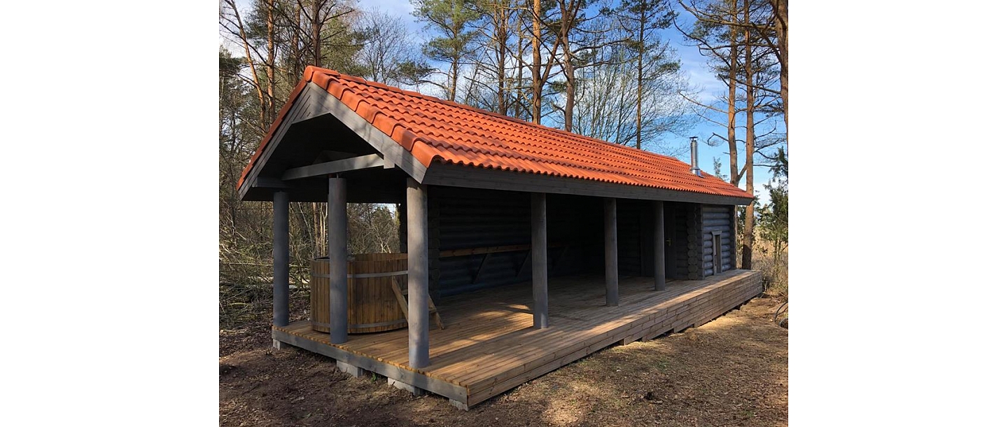 Log building saunas, log buildings Valmiera, In Cesis, Vidzeme garden furniture