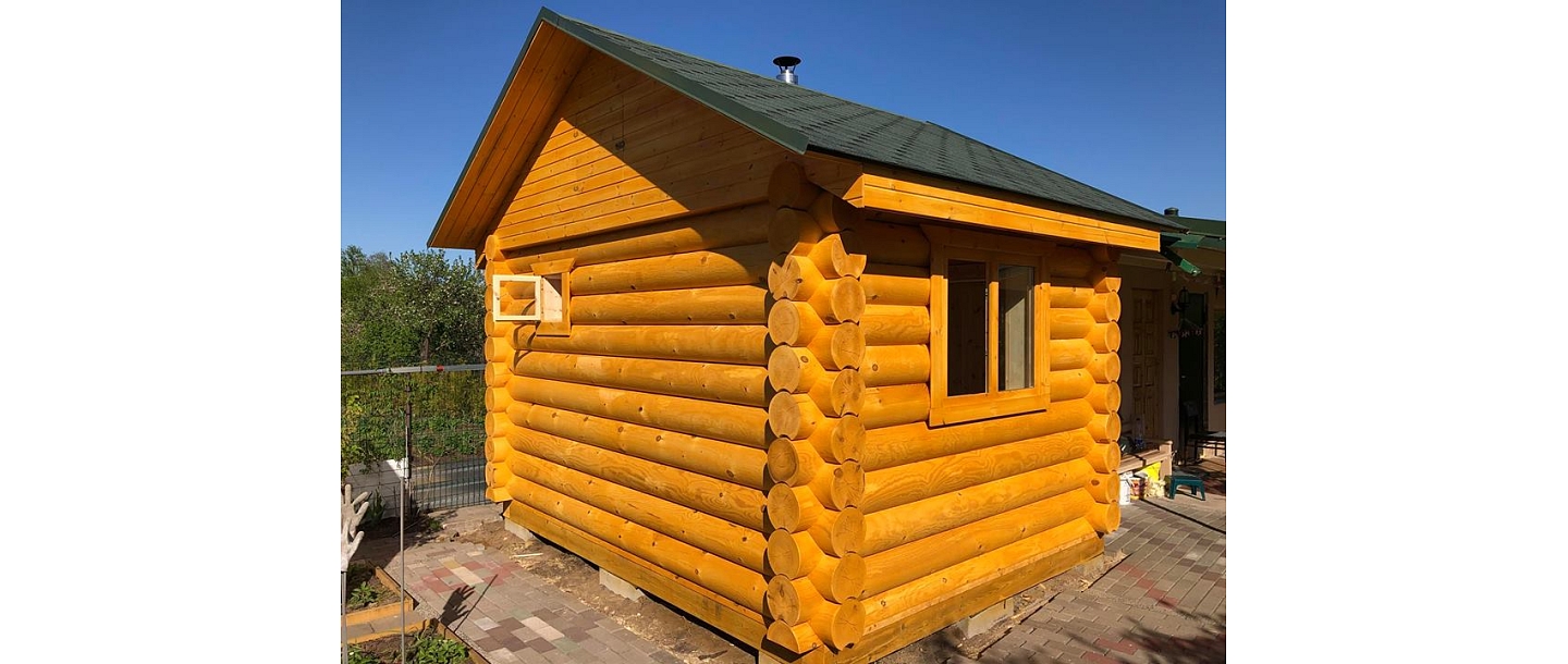 Log building saunas, log buildings Valmiera, In Cesis, Vidzeme garden furniture