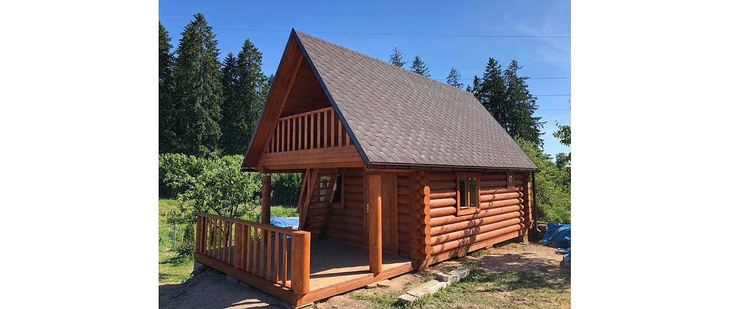 Log building saunas, log buildings Valmiera, In Cesis, Vidzeme garden furniture
