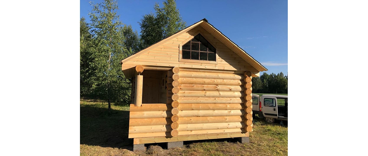 Log building saunas, log buildings Valmiera, In Cesis, Vidzeme garden furniture