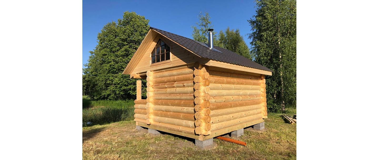 Log building saunas, log buildings Valmiera, In Cesis, Vidzeme garden furniture