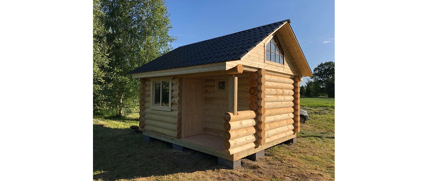 Log building saunas, log buildings Valmiera, In Cesis, Vidzeme garden furniture