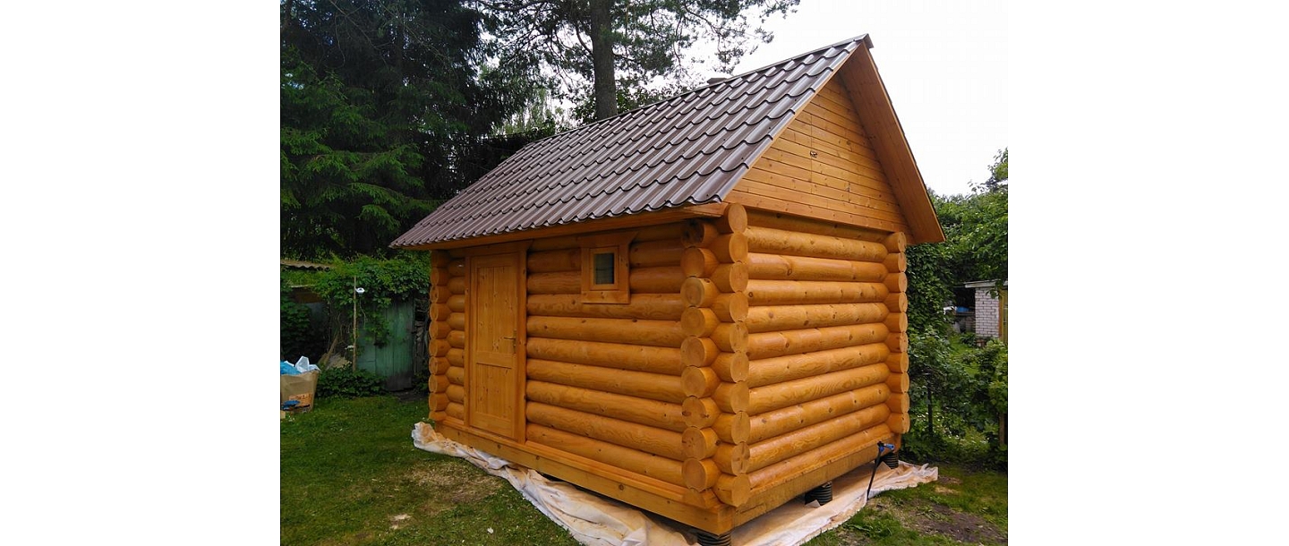 Log building saunas, log buildings Valmiera, In Cesis, Vidzeme garden furniture
