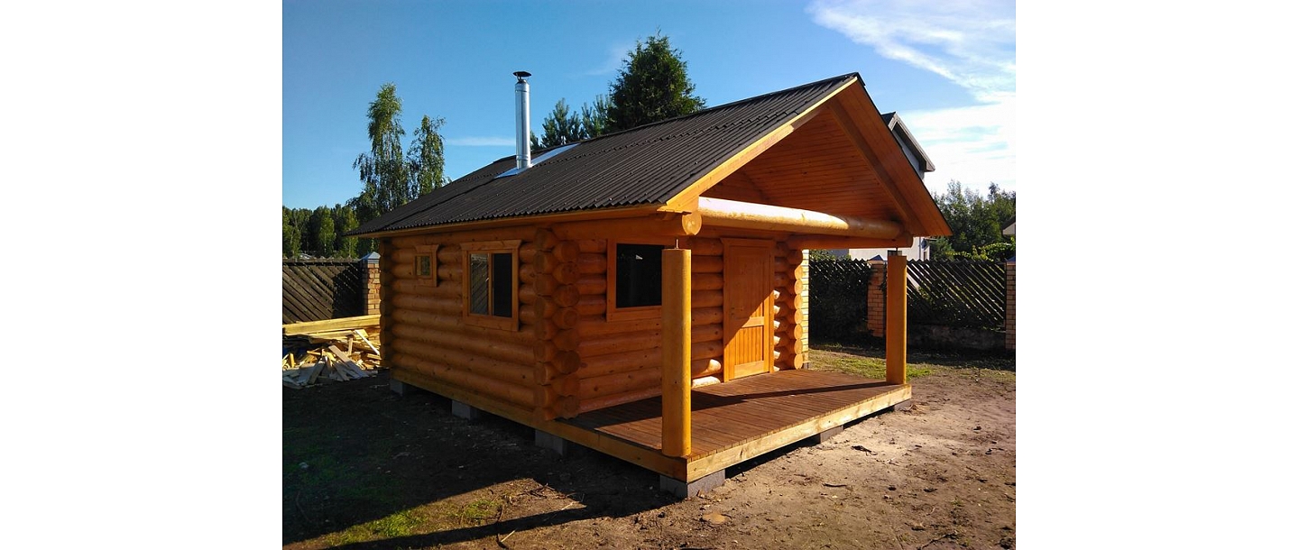 Log building saunas, log buildings Valmiera, In Cesis, Vidzeme garden furniture